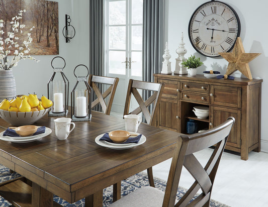 Moriville - Rectangular Dining Room Extension Table - Grayish Brown