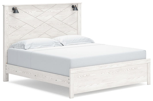Gerridan - Panel Bedroom Set With Sconces