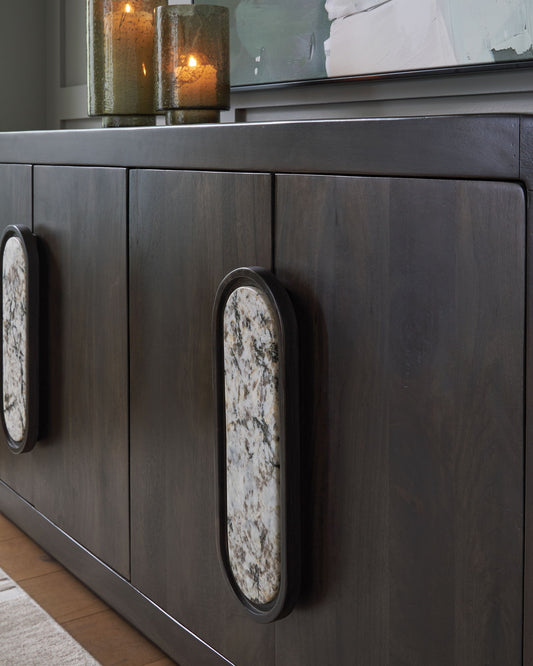 Elliston - Accent Cabinet - Espresso Brown