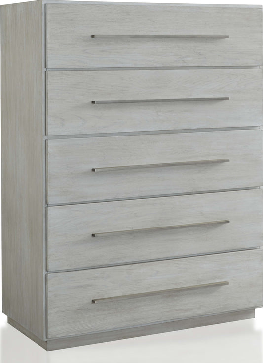 Destination - Five Drawer Chest - Cotton Gray (2024)