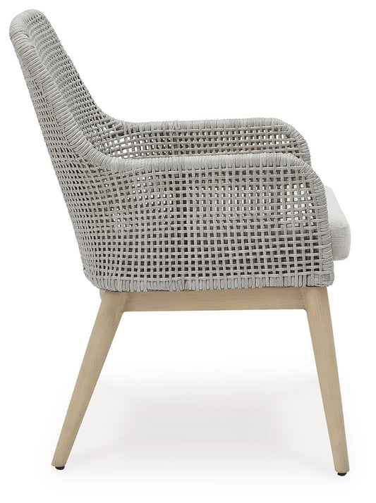 Seton Creek - Arm Chair With Cushion (Set of 2) - Gray