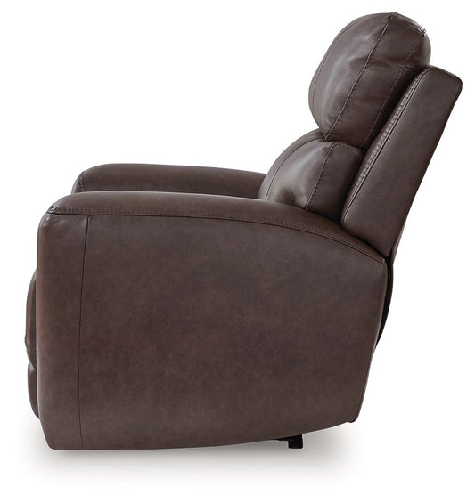 Crossplex - Power Recliner / Adjustable Headrest - Smoke