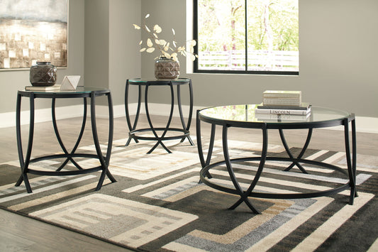 Tarrin - Occasional Table Set (Set of 3) - Black