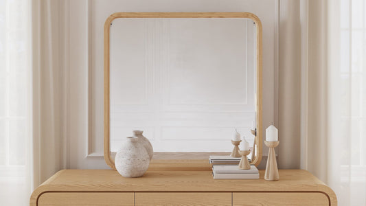 Elora - Dresser Mirror - Timber