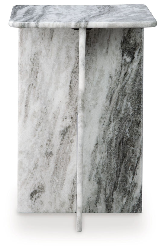 Keithwell - Square Accent Table - Gray