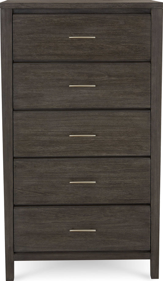 Nevis Riva - Five Drawer Chest - Sharkskin (2024)