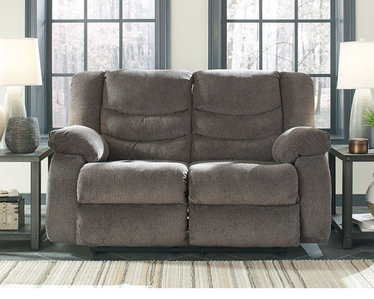 Tulen - Reclining Loveseat - Gray