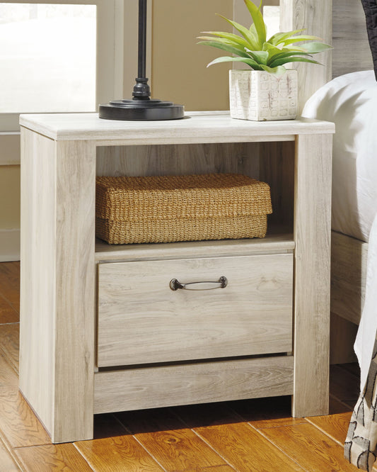 Bellaby - One Drawer Night Stand - Whitewash