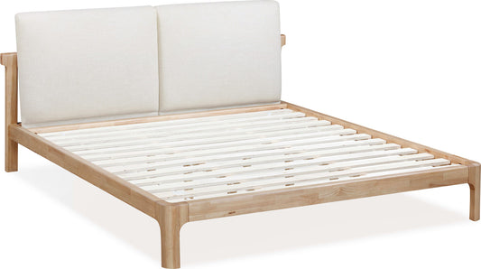 Furano - Upholstered Two Cushion Platform Bed