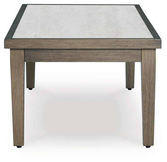 Rainier Ranch - Rectangular Cocktail Table - Brown / Beige