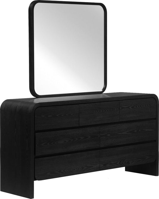Elora - Seven Drawer Dresser - Jet Black Ash