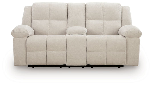 Orlen - Double Reclining Loveseat With Console - Winter