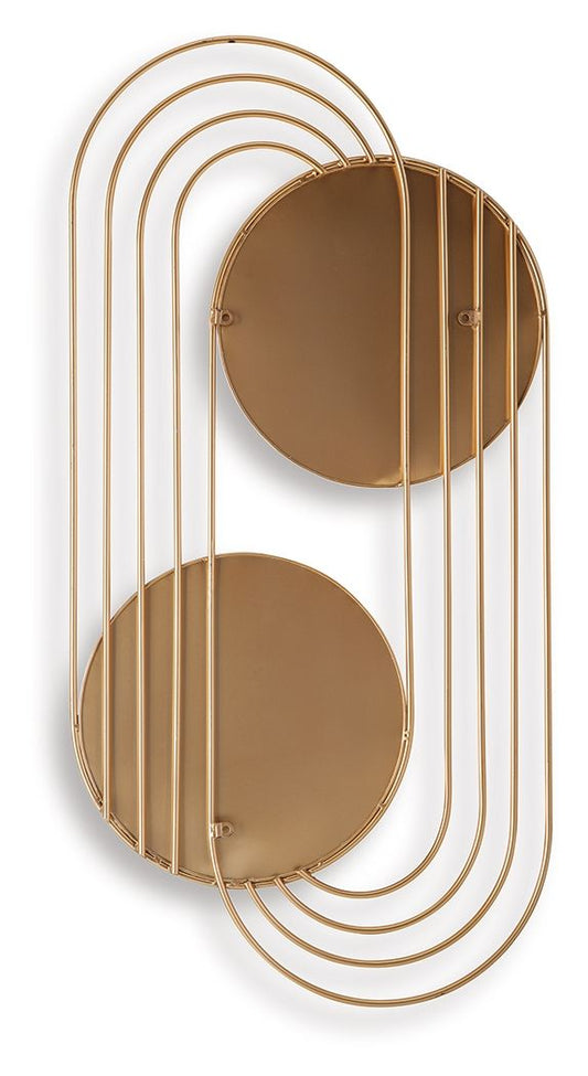 Warrenley - Accent Mirror - Gold Finish