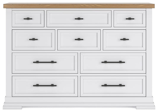Ashbryn - Dresser - White / Natural