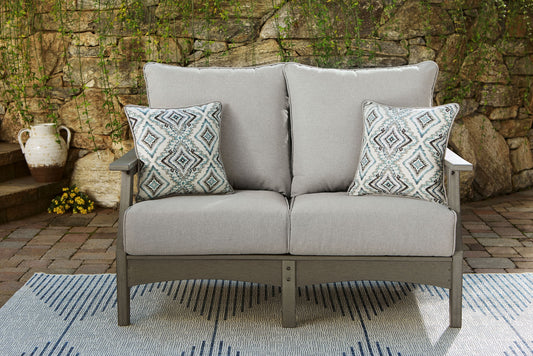 Visola - Loveseat With Cushion - Gray
