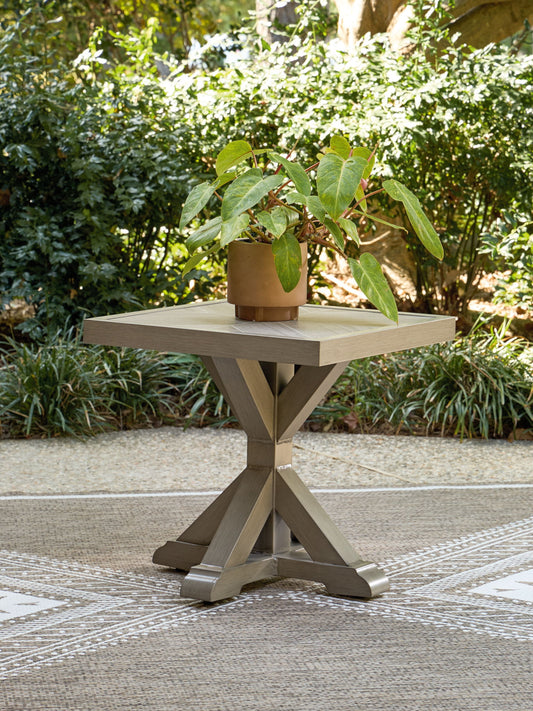 Laguna Heights - Square End Table - Beige