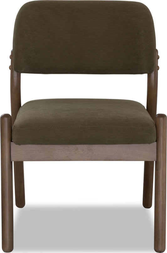 Astor - Brl Back Chair (Set of 2) - Moss / Claystone