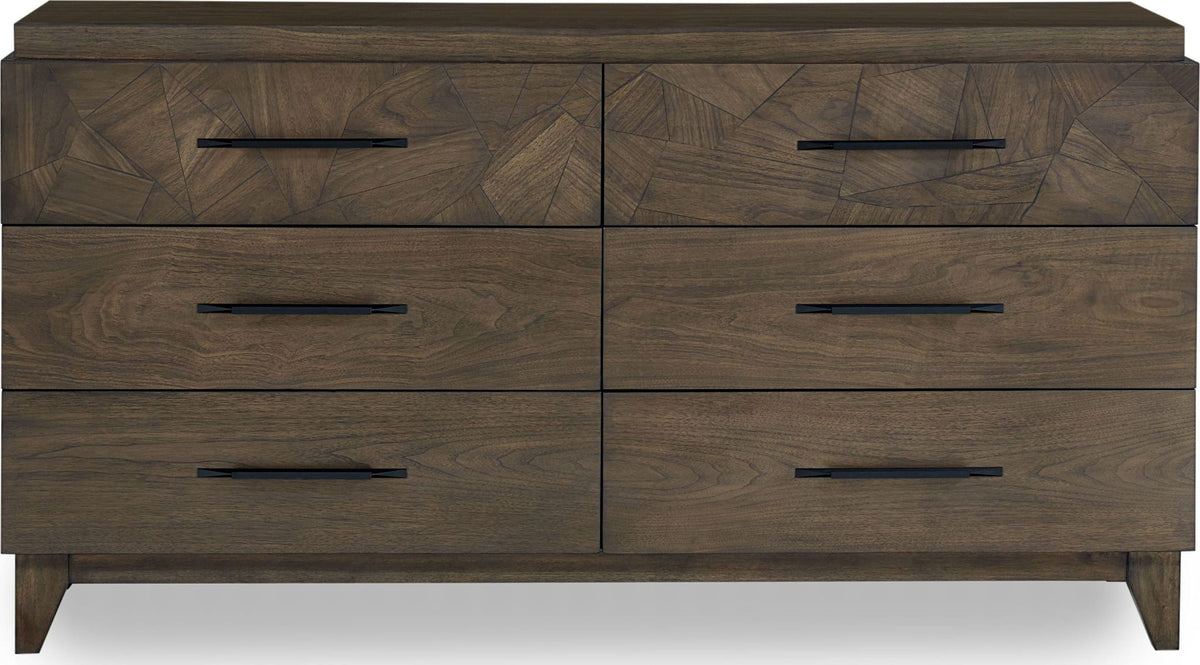 Broderick - Six-Drawer Dresser - Wild Oats Brown (2024)