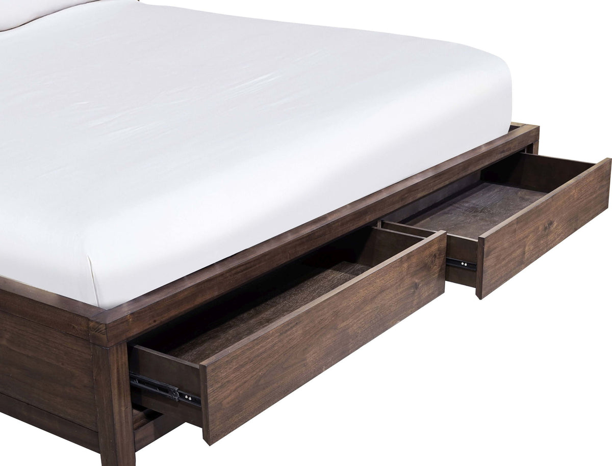 Boracay - Upholstered Wingback Storage Bed