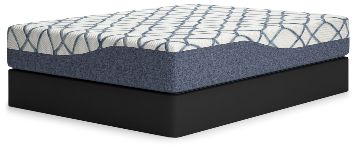 12 Inch Chime Elite 2.0 - California King Mattress - White / Blue