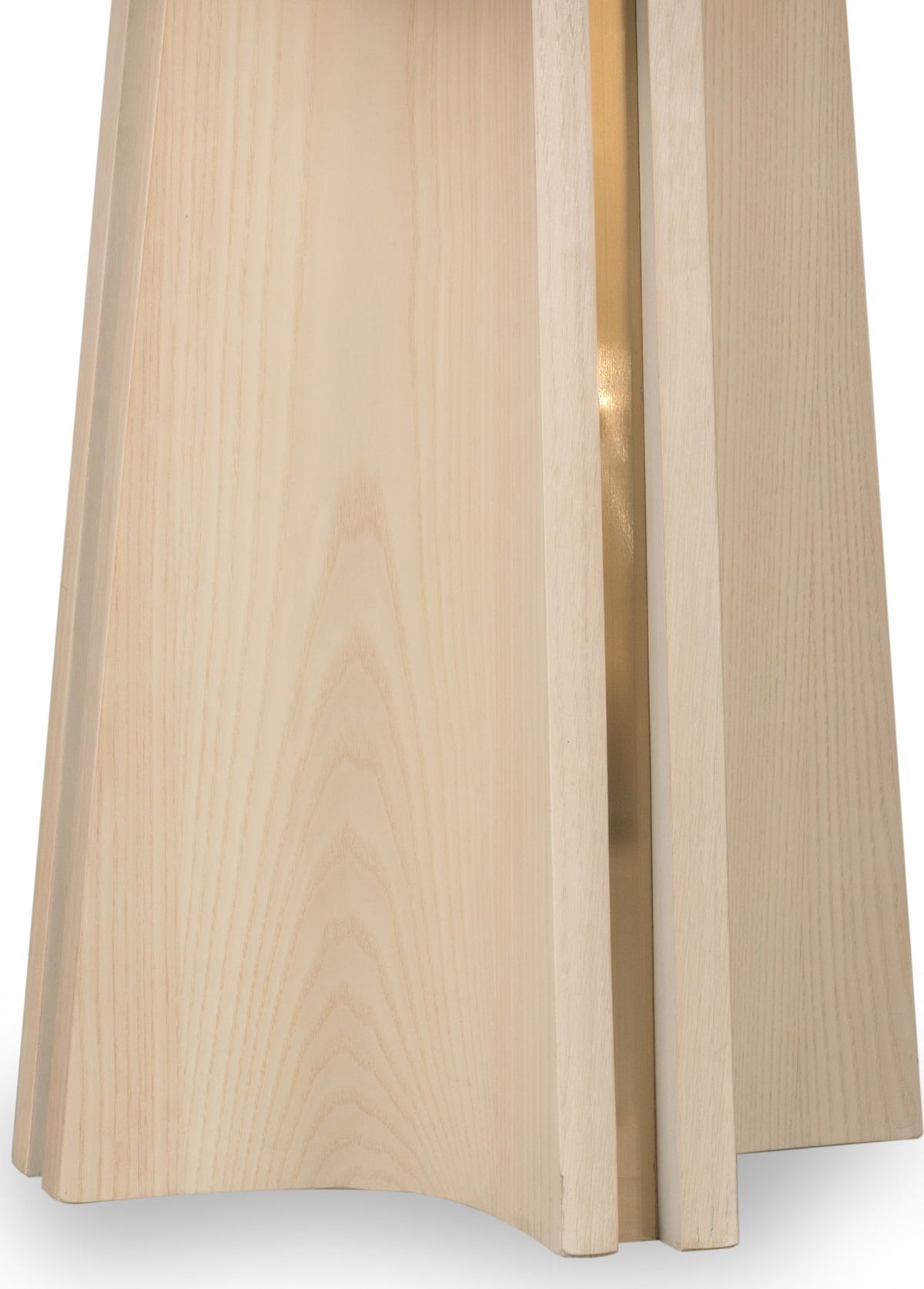 Zinnia - Ash Wood Double Pedestal Dining Table - White Sand