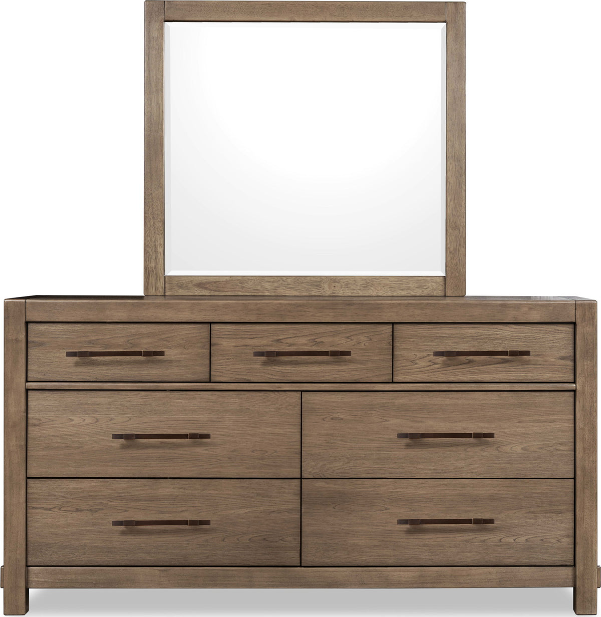 Roycroft - Dresser Mirror - Harvest Wood