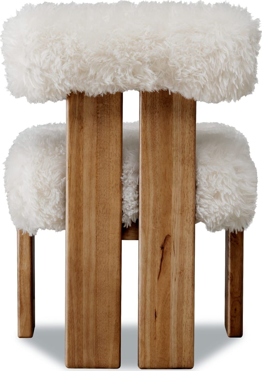 Nia - Dining Accent Chair (Set of 2) - Sheepskin And Lioness