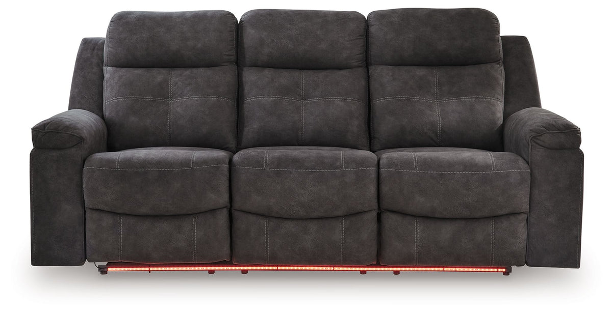 Brysonview - Reclining Sofa - Charcoal