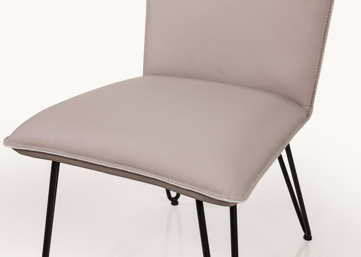 Crossroads - Demi Hairpin Leg Modern Dining Chair (Set of 2)