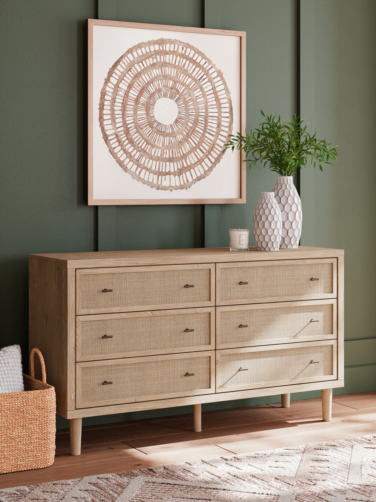 Cielden - Six Drawer Dresser - Two-Tone