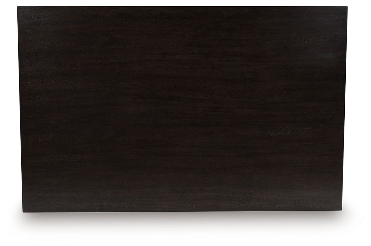 Neymorton - Rectangular Dining Room Counter Table - Dark Grayish Brown
