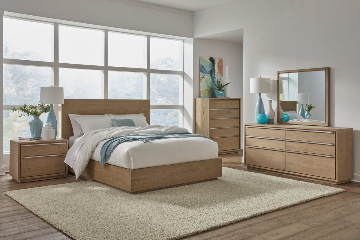 One - Coastal Modern USB-Charging Nightstand