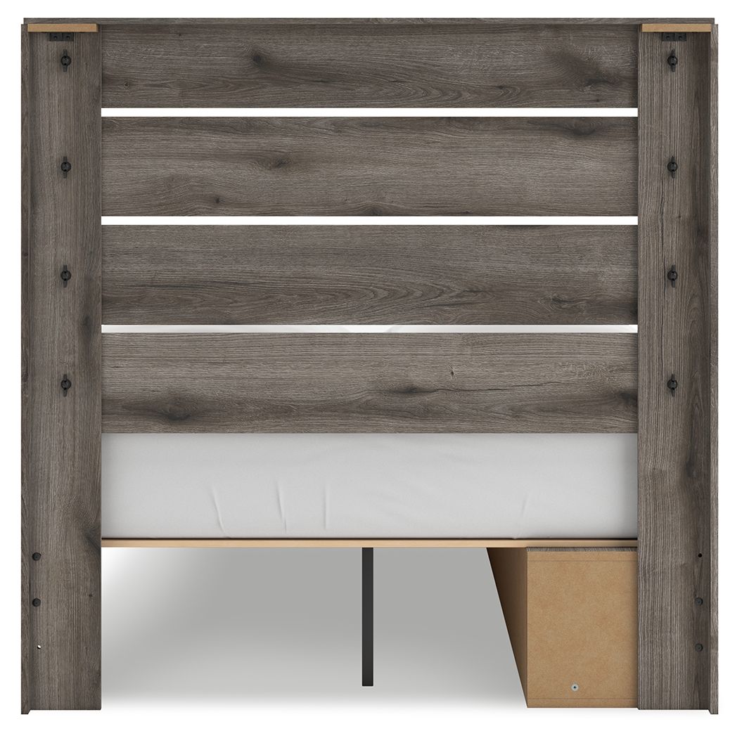 Graystorm - Panel Storage Bed