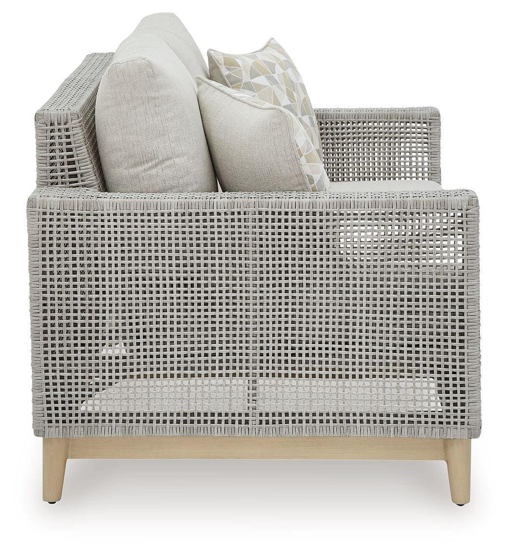 Seton Creek - 4 Pc. - Lounge Set - Gray
