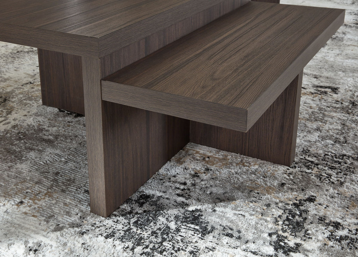 Zendex - Occasional Table Set (Set of 2) - Brown