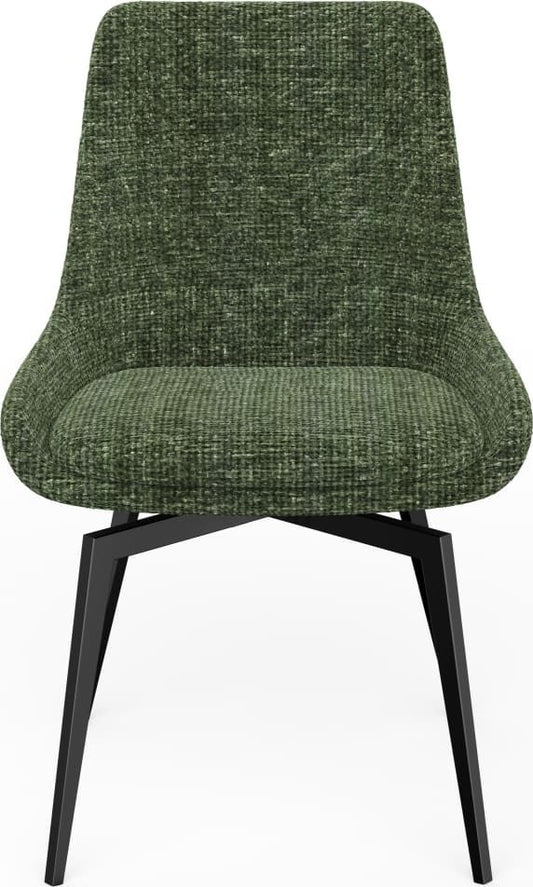 Ceo - 180 Degree Return Swivel Upholstered Dining Chair (Set of 2)