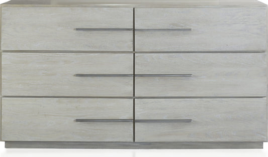 Destination - Six Drawer Dresser - Cotton Gray (2024)