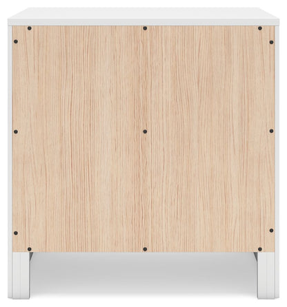 Binterglen - Two Drawer Night Stand - White