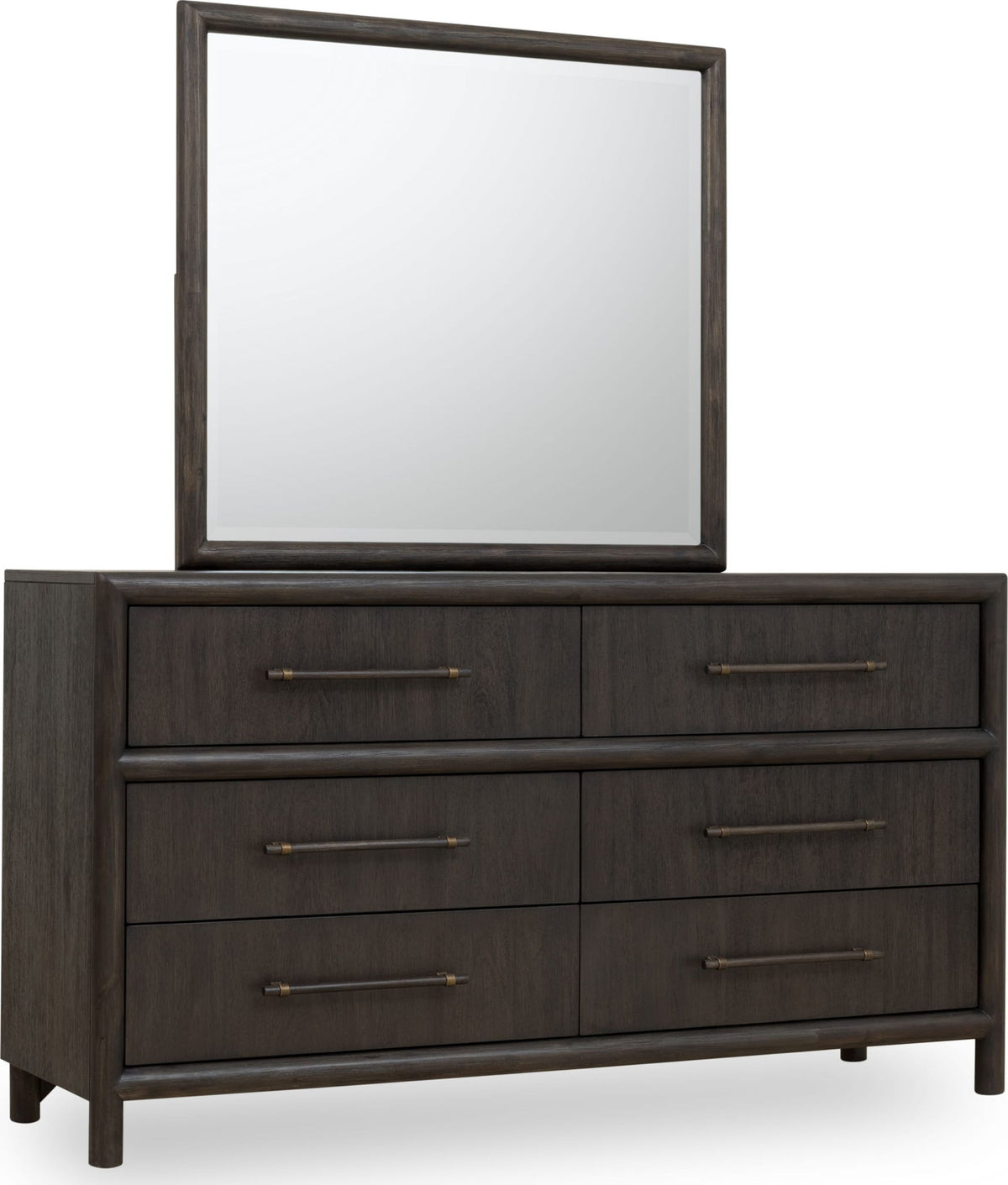 Dorsey - Solid Wood And Glass Mirror