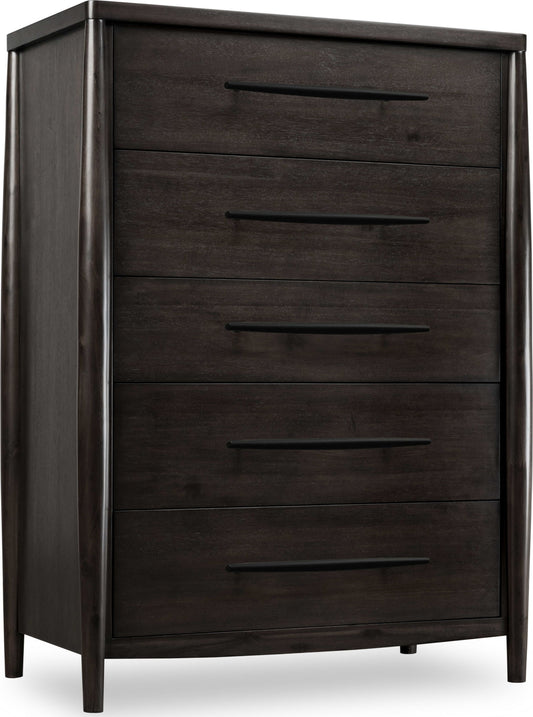 Koko - Five Drawer Acacia Wood Chest - Minx
