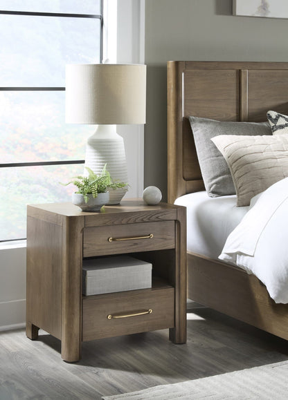 Morris - 3 Drawer Nightstand - Claystone