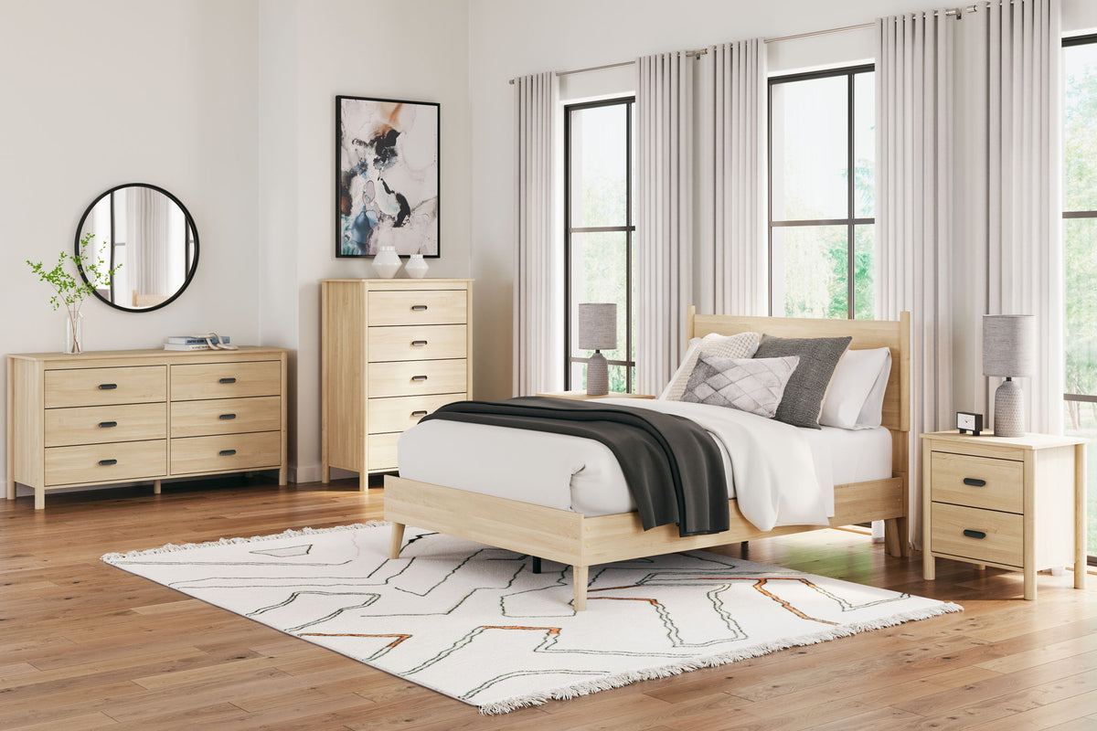 Cabinella - Six Drawer Dresser - Tan
