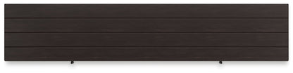 Darborn - XL TV Stand With Fireplace Option - Gray / Brown