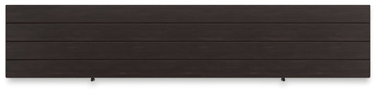 Darborn - XL TV Stand With Fireplace Option - Gray / Brown