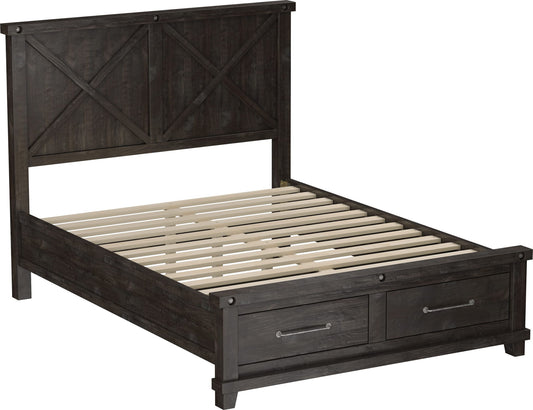 Yosemite - Solid Wood Footboard Storage Bed