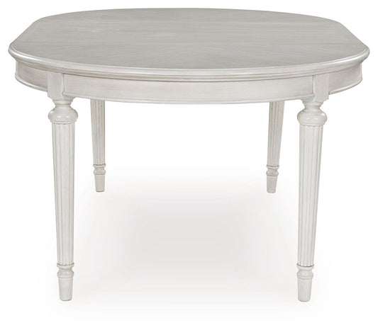 Montelaine - Oval Dining Room Extension Table - Antique White