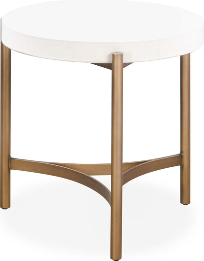 Lyon - Round Concrete And Metal Table