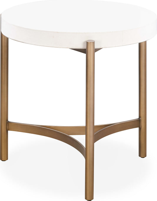 Lyon - Round Concrete And Metal Table