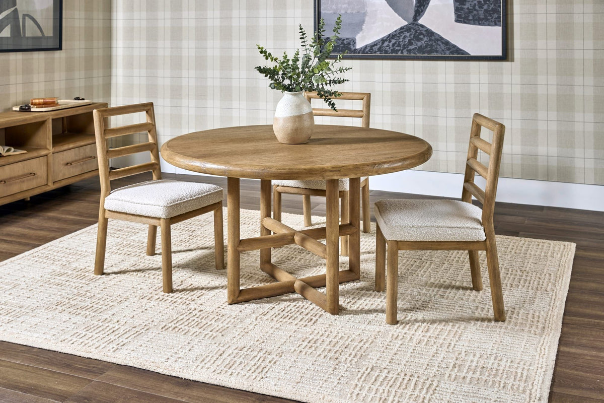 Dorsey - Round Dining Table - Granola