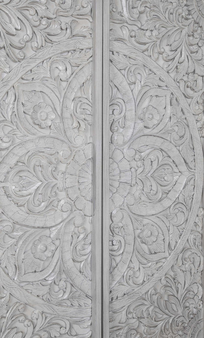 Boho Chic - Wardrobe Chest - Washed White (2024)